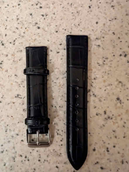 Photo of free Leather watch strap 20mm with spring bars (Belle Vue WF1) #1