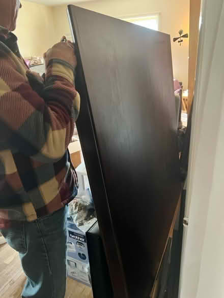 Photo of free Large wooden dining room table (N. Stamford) #2