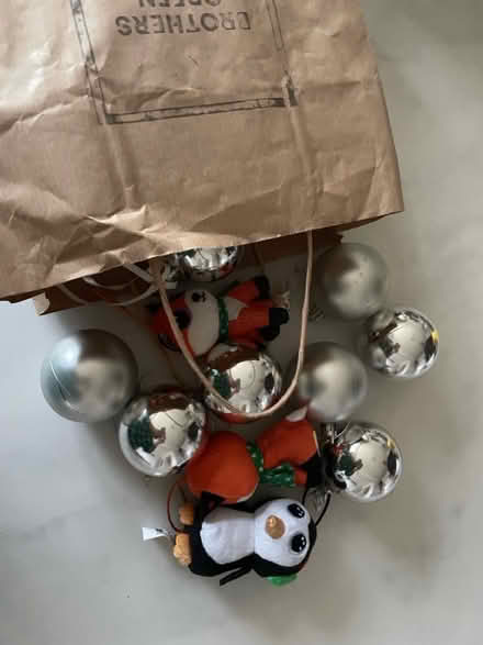Photo of free Christmas tree and baubles (Ladywell SE4) #2
