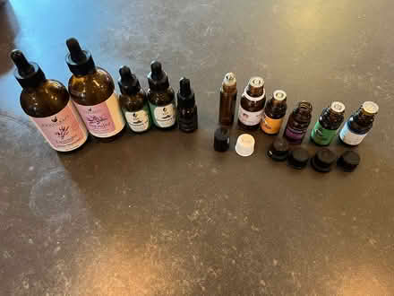 Photo of free 11 empty essential oil bottles (Hillcrest, Little Rock) #1