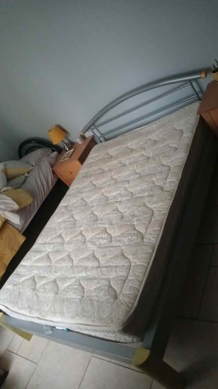 Photo of free Double bed frame and mattress (Ballynure) #1