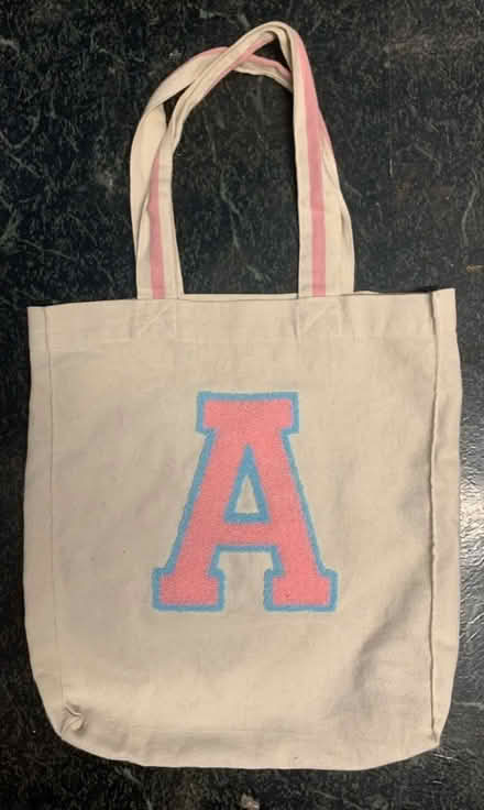 Photo of free Fabric shopping bag w/initial “A” (Slyfield GU1) #1