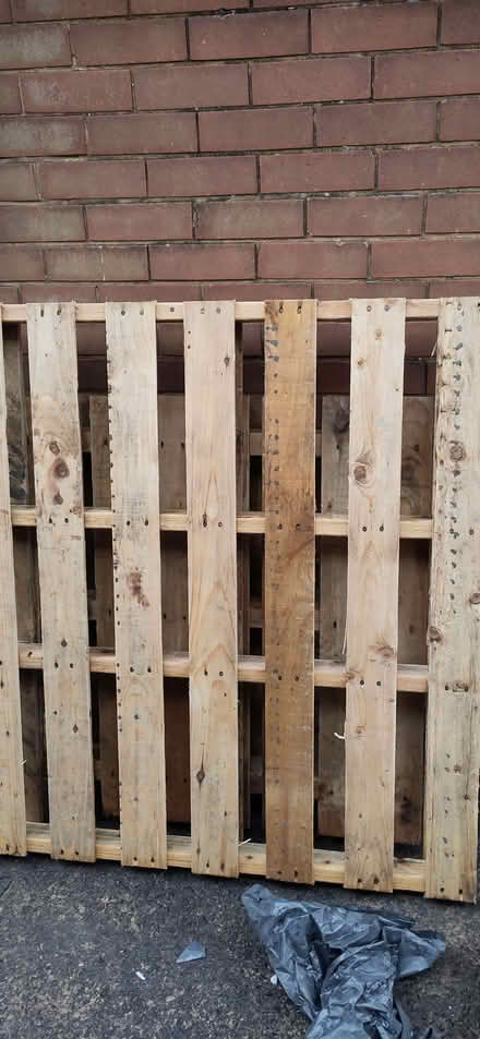 Photo of free 4 wooden pallets (Farington PR25) #1
