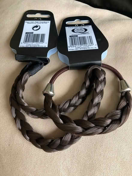 Photo of free Faux hair wrap & head band brown (CM12) #1