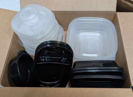 Photo of free Plastic food containers and lids (Santa Clara near Great America) #1
