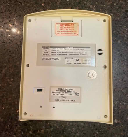 Photo of free Kitchen scales (Fernhill BL9) #2