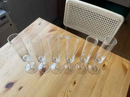 Photo of free Champagne flutes x 6 (Williamsburg) #1