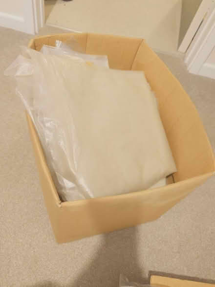 Photo of free Box full of large heavy duty polythene sheets (Putnoe MK41) #2