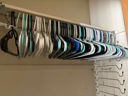 Photo of free Plastic clothes hangers (Walled Lake) #1