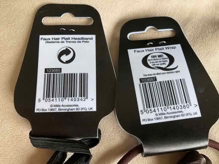 Photo of free Faux hair wrap & head band brown (CM12) #3