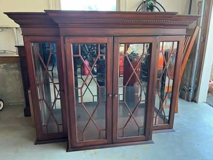 Photo of free Mahogony dining room hutch (West Groton, near Town Forest) #2