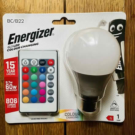 Photo of free LED Lightbulb - Remote Controlled - Bayonet Fitting - New (City of Bristol BS5) #1