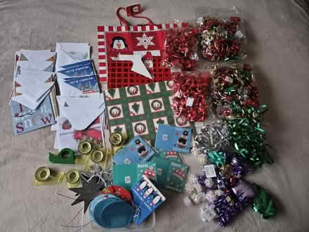 Photo of free Assorted Xmas Cards, Tags, Bows + Other (Handforth SK9) #2