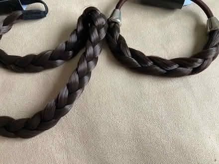 Photo of free Faux hair wrap & head band brown (CM12) #4