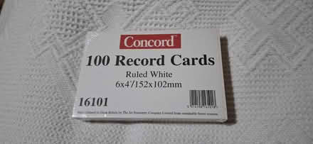 Photo of free Pack of Record Cards (Harrogate HG1) #1