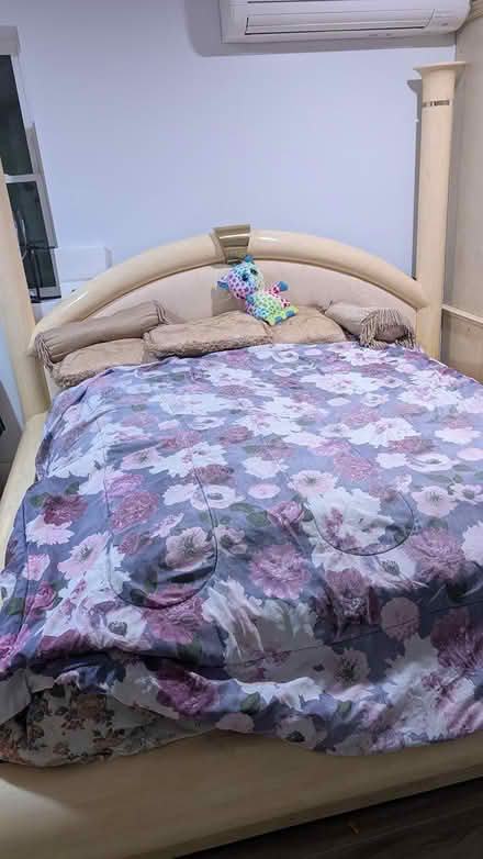 Photo of free King bed very strong Wood frame (Great Neck, New York) #2