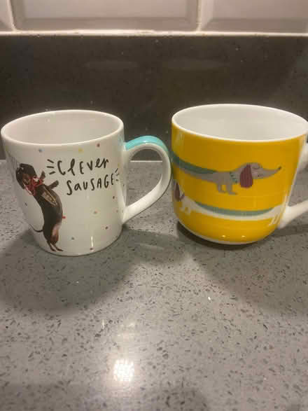 Photo of free 2 sausage dog mugs (hazel grove SK7) #1