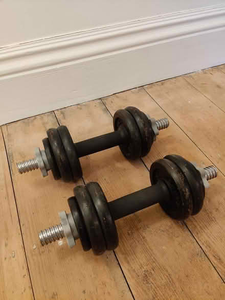 Photo of free Dumbbells 6kg each (Grange over sands) #1