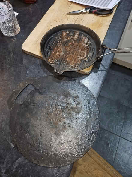 Photo of free Flat iron and griddle pan (City of Derby) #1