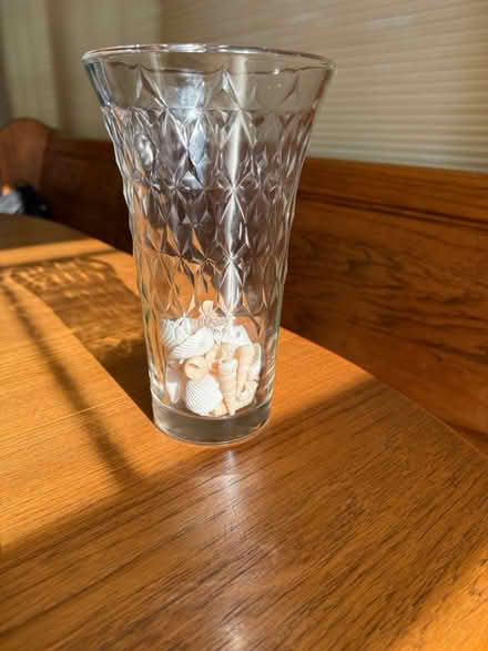 Photo of free Glass Vase with Seashells (North Bethesda) #1