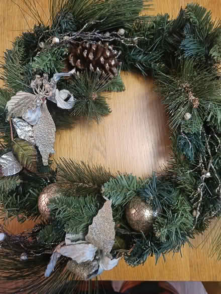 Photo of free Damaged Christmas wreath (GU2 Stoughton) #1