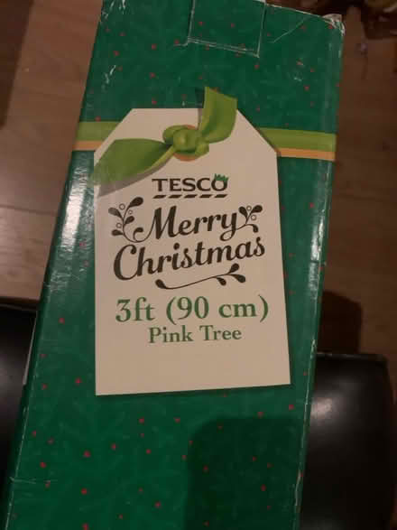 Photo of free 3ft Pink Christmas Tree (Ledsham CH66) #1