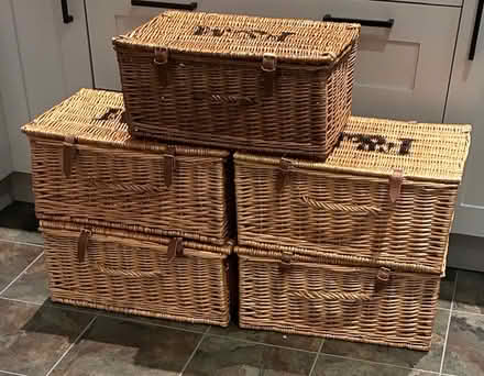 Photo of free 5 Wicker hamper baskets (St Albans) #1