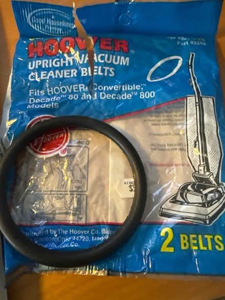 Photo of free Hoover vacuum bags and belt (Oakton Park in skokie) #2