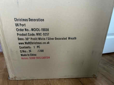 Photo of free Christmas door wreath (Bilbrook WV8) #2