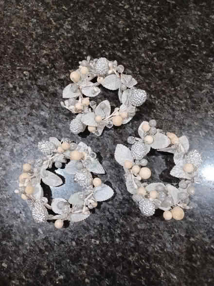 Photo of free 3 candle rings (Woodley RG5) #1