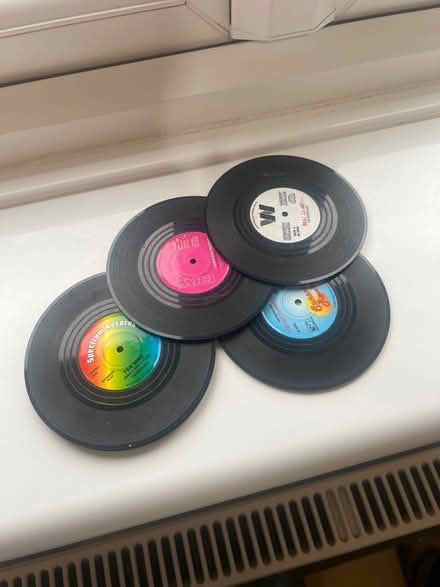Photo of free Vinyl coasters (Stretford Motorway Estate M32) #1