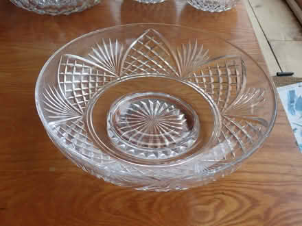 Photo of free Shallow cut glass dish/bowl (Fairfield LA1) #1