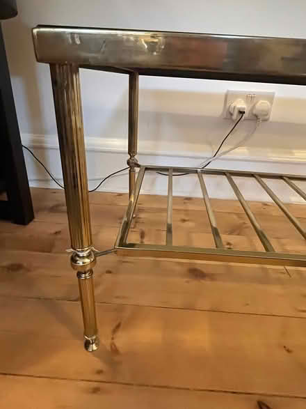 Photo of free Smoked glass top coffee table (W3 Acton) #2