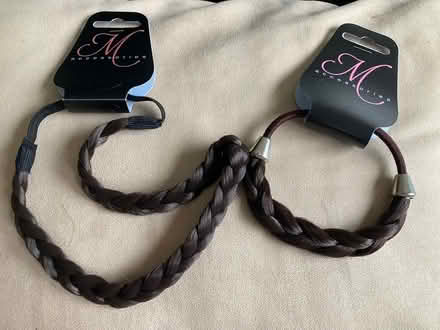 Photo of free Faux hair wrap & head band brown (CM12) #2