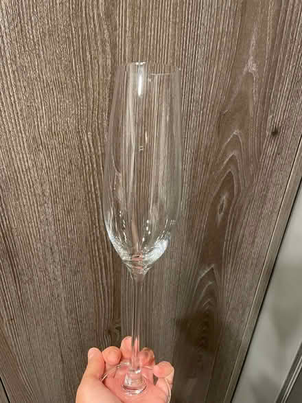 Photo of free 4 crystal bohemia champagne flutes (Kirkland) #2