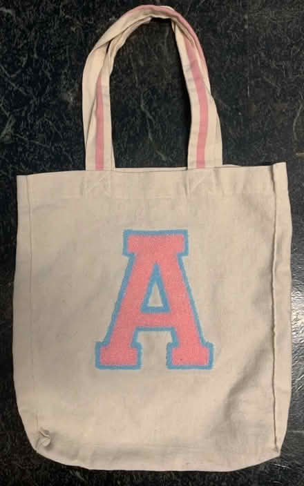 Photo of free Fabric shopping bag w/initial “A” (Slyfield GU1) #2
