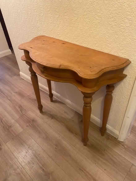 Photo of free Pine Console Table (Towcester NN12) #1