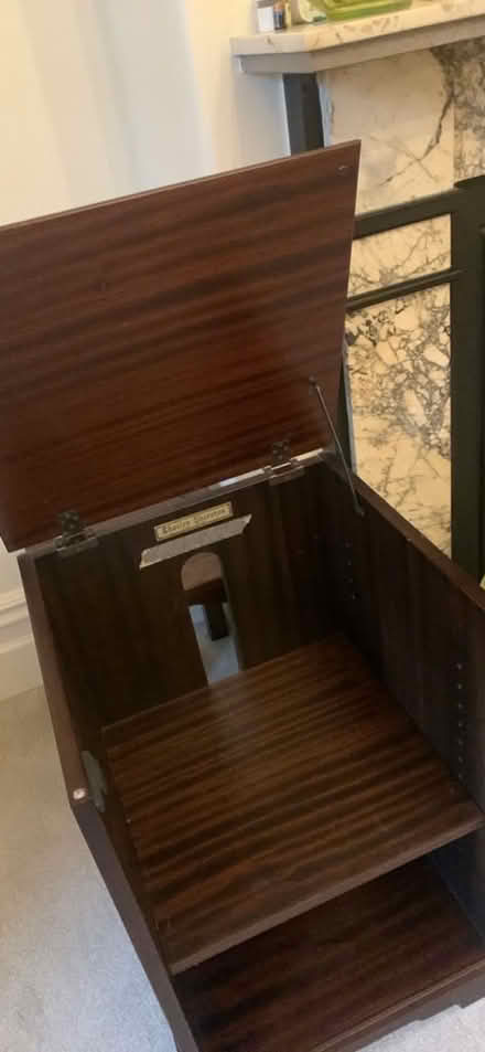 Photo of free Small dark wood unit (Bakewell DE45) #2