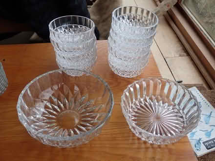 Photo of free Set of 11 glass desert bowls and two serving dishes (Fairfield LA1) #1