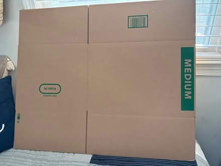 Photo of free 5 medium moving boxes (West Springfield) #1