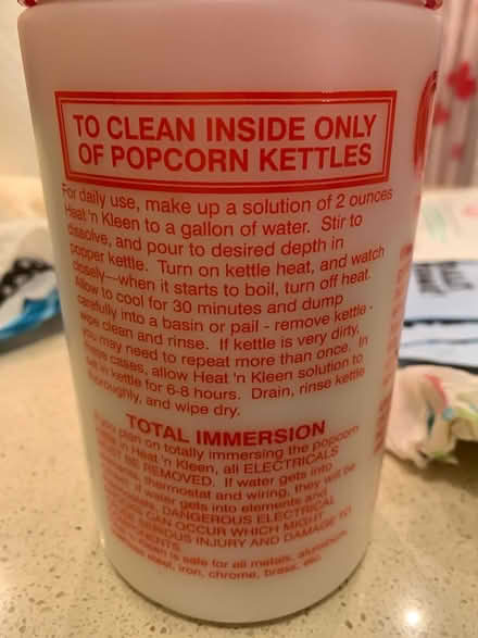 Photo of free Cleaner for kettle, degreaser (NE Bellevue) #3