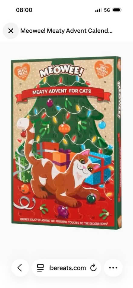 Photo of free Cat advent calendar (SG12 ware) #1