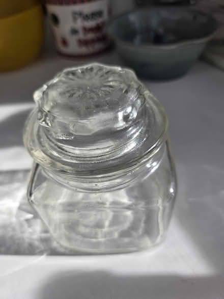 Photo of free Small glass jar with lid (Farmington @ 11 Mile) #1
