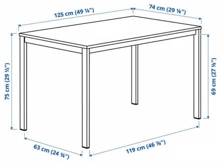 Photo of free IKEA VIHALS table (Belmont/Watertown) #2