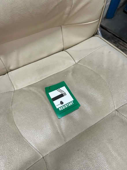 Photo of free cream leather office chair (City Centre M1) #3