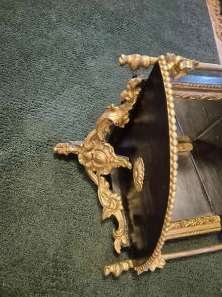 Photo of free Corner mirrored shelving unit (Holmer Green HP15) #3