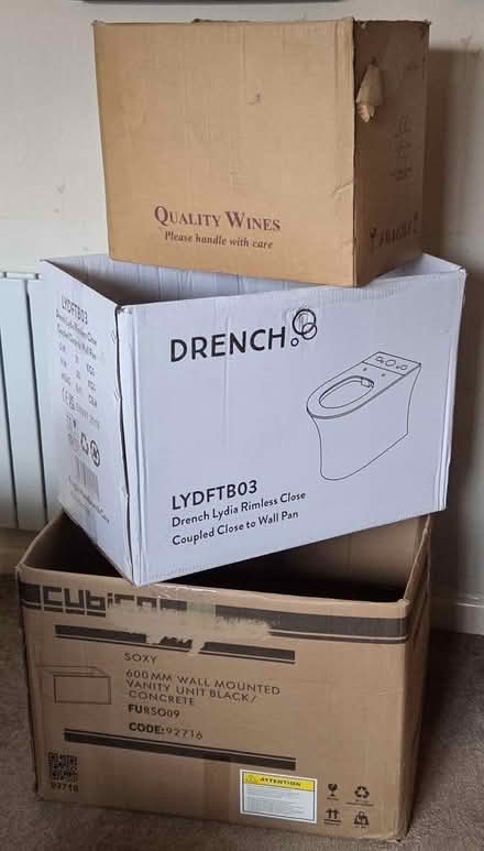 Photo of free 3 Large Boxes (moving or storage) (Euxton PR7) #1