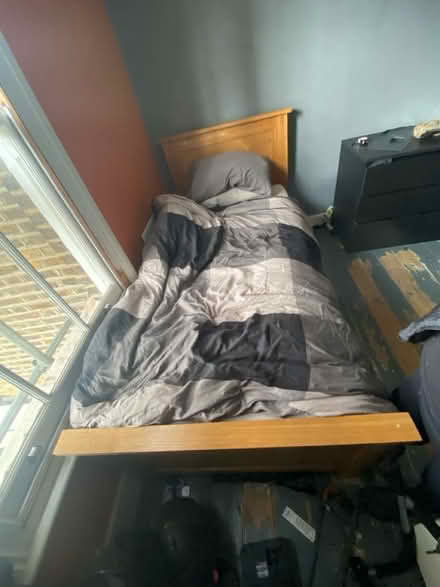 Photo of free Single wooden bed (Queens Park W10) #3