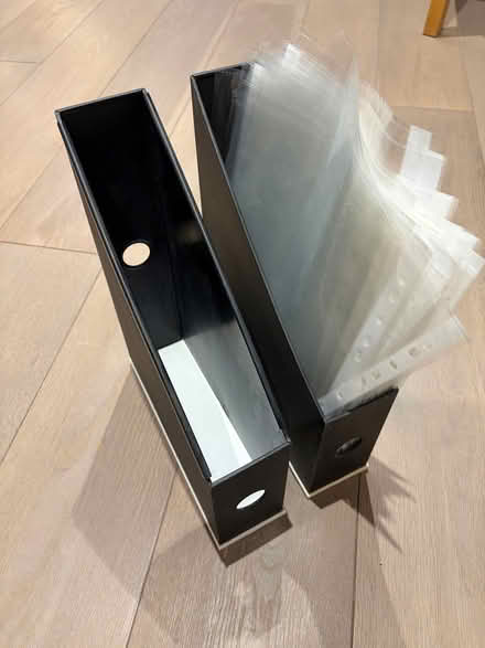 Photo of free two filing boxes and many clear A4 filing envelops (Cutteslowe OX2) #2