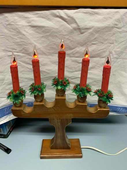 Photo of free Christmas candelabra (Ringwood BH24) #1